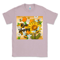 Lilac bee happy Classic Tee - MaliasSmallBusiness