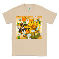 Mushroom bee happy Classic Tee - MaliasSmallBusiness