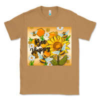 Toasted Coconut bee happy Classic Tee - MaliasSmallBusiness