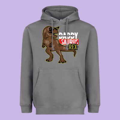 Daddy Saurus Rex Heavyweight Hoodie Designed By Bettercallsaul