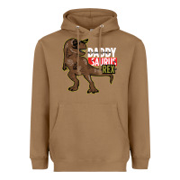 Toasted Coconut DADDY SAURUS REX Heavyweight Hoodie - Bettercallsaul