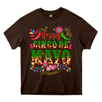 Chocolate Brown happy cinco de mayo Heavy Core Tee - CTS Tumbler Store