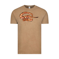Vintage Coffee Copperhead Snake Illustrations Vintage Tee - LillyAllenDesigns