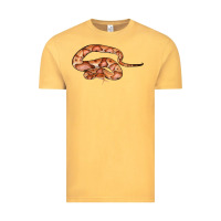 Vintage Mustard Copperhead Snake Illustrations Vintage Tee - LillyAllenDesigns