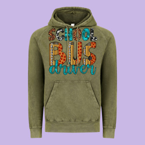 School Bus Driver Vintage Hoodie Designed By Artiststas