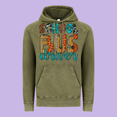 School Bus Driver Vintage Hoodie Designed By Artiststas