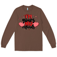 Chestnut i'm yours no refunds Long Sleeve Tee - MaliasSmallBusiness