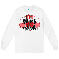 White i'm yours no refunds Long Sleeve Tee - MaliasSmallBusiness