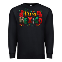 Black Viva Mexico Cinco De Mayo Premium Sweatshirt - texasbilliewilder