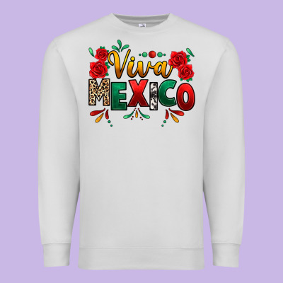 Viva Mexico Cinco De Mayo Premium Sweatshirt Designed By Texasbilliewilder