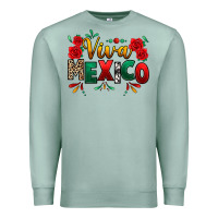 Seafoam Viva Mexico Cinco De Mayo Premium Sweatshirt - texasbilliewilder