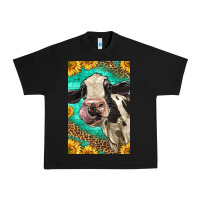 Black Western Holstein Cow Urban Heavy Tee - LillyAllenDesigns