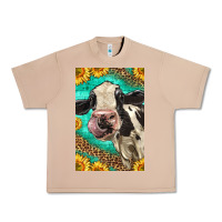Burro Western Holstein Cow Urban Heavy Tee - LillyAllenDesigns