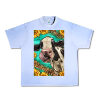 Grape Ice Western Holstein Cow Urban Heavy Tee - LillyAllenDesigns