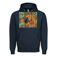 Navy Autumn Baby Calf Zipper Hoodie - LillyAllenDesigns