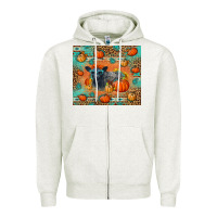 Oatmeal Heather Autumn Baby Calf Zipper Hoodie - LillyAllenDesigns