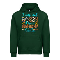 Forest Green i am not bossy i have leadership skills Urban Hoodie - OliviaCreatesArt