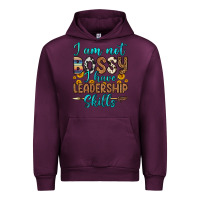 Mauve Wine i am not bossy i have leadership skills Urban Hoodie - OliviaCreatesArt