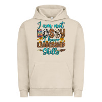 Pigment French Oak i am not bossy i have leadership skills Urban Hoodie - OliviaCreatesArt