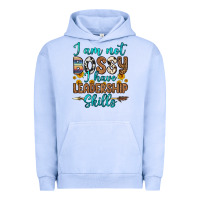 Pigment Grape Ice i am not bossy i have leadership skills Urban Hoodie - OliviaCreatesArt