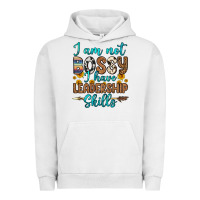 Pigment Lunar Rock i am not bossy i have leadership skills Urban Hoodie - OliviaCreatesArt