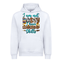 White i am not bossy i have leadership skills Urban Hoodie - OliviaCreatesArt
