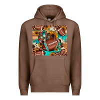 Chestnut football cactus sunflower Premium Hoodie - JahusDesignShop