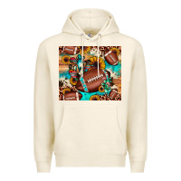 Tofu football cactus sunflower Premium Hoodie - JahusDesignShop