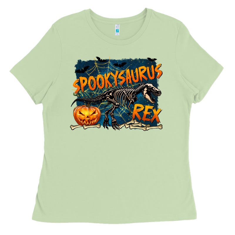 Spooky Saurus Rex Ladies Tee by texasbilliewilder | Teevron