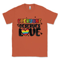 Copper everyone deserves love Classic Tee - MaliasSmallBusiness