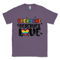 Lavender everyone deserves love Classic Tee - MaliasSmallBusiness