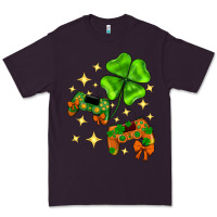 Plum St. Patrick's Day with game control and clover Premium Tee - Neo Western