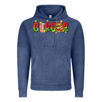 Vintage Denim burger with coke and stars Vintage Hoodie - AdoDesignShop