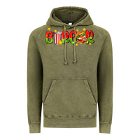 Vintage Olive burger with coke and stars Vintage Hoodie - AdoDesignShop