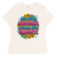 Bone throwing sarcasm around like confetti Ladies Tee - Zillion Design Studio