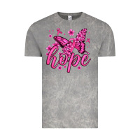 Cloud Rock hope breast cancer butterfly Vintage Tee - Jasminsmagicworld