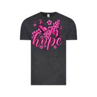 Vintage Black hope breast cancer butterfly Vintage Tee - Jasminsmagicworld