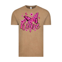 Vintage Coffee hope breast cancer butterfly Vintage Tee - Jasminsmagicworld