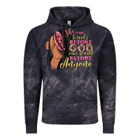 Cloud Black She who kneels before god can stand before anyone Vintage Hoodie - RanaPortraitStore