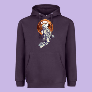 Laika, Space Traveler Heavyweight Hoodie Designed By Bettercallsaul
