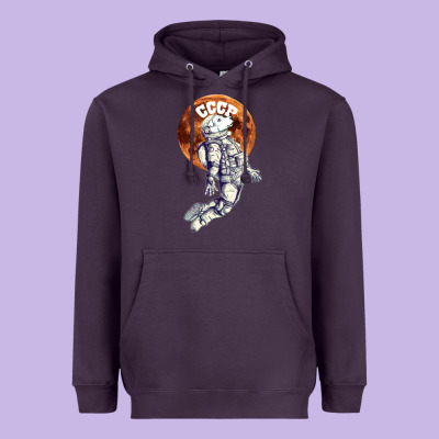 Laika, Space Traveler Heavyweight Hoodie Designed By Bettercallsaul