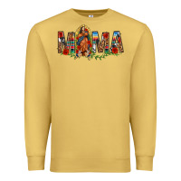 Antique Gold Our Lady of Guadalupe Mama Premium Sweatshirt - texasbilliewilder