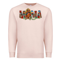 Pale Pink Our Lady of Guadalupe Mama Premium Sweatshirt - texasbilliewilder