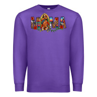 Purple Our Lady of Guadalupe Mama Premium Sweatshirt - texasbilliewilder