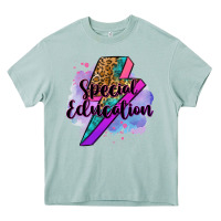Arona special eduation teacher lightning bolt Heavy Core Tee - Zillion Design Studio