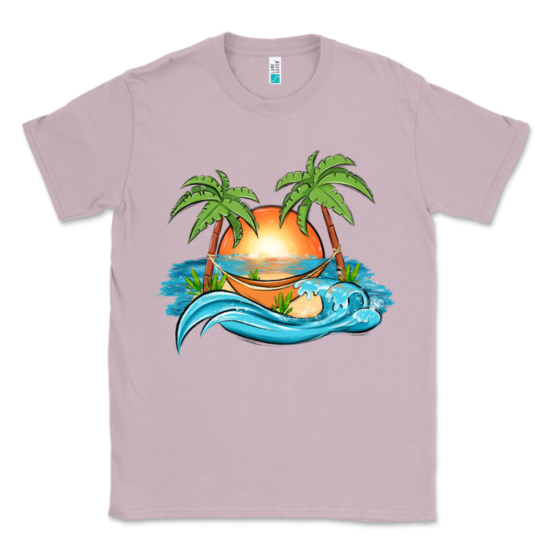 Sunset Beach Scene Classic Tee by MaliasSmallBusiness | Teevron