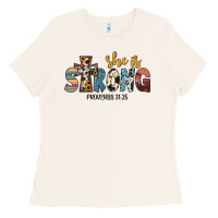 Bone she i̇s strong proverbs 31 25 Ladies Tee - JahusDesignShop