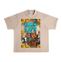 French Oak Western Farm Life Urban Heavy Tee - LillyAllenDesigns
