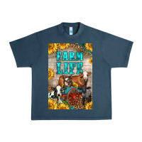 Midnight Navy Western Farm Life Urban Heavy Tee - LillyAllenDesigns