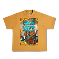 Peanut Butter Western Farm Life Urban Heavy Tee - LillyAllenDesigns